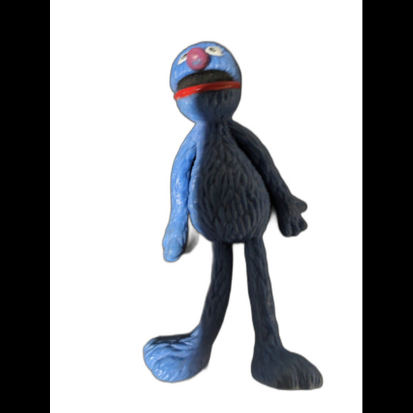 Sesame Street Other - Sesame Street Workshop Grover Blue Monster Bendable Figure Applause Jim Henson